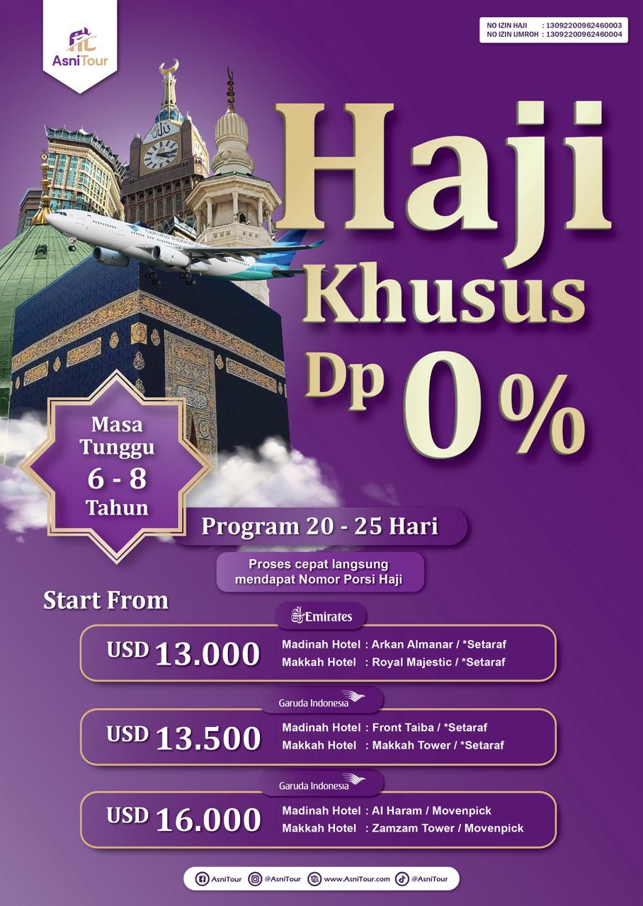 Haji Khusus AsniTour 1